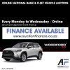 NATIONAL BANK & FLEET VEHICLE AUCTION | WOODFORD BID | EVERY MONDAY TO WEDNESDAY | www.woodbid.co.za Secure pre-approved bank finance, contact Dineshni Naidoo on 083 381 2303 | www.auctionfinance.co.za #AuctionFinance #WoodfordBid #fleetcars Auth. FSP34936