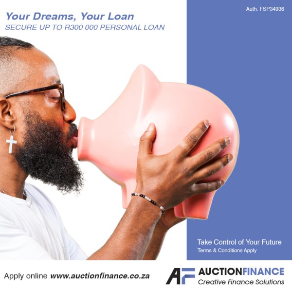 Unlock Your Dreams with a Personal Loan! Your Dreams, Your Loan Secure up to R300,000 Personal Loan Hey Dreamers! Ready to turn your dreams into reality? Secure a Personal Loan today and make it happen! No Hidden Costs | Instant Qualification | Quick & Hassle-Free Transparent finance is our promise. Experience the power of CashPower - where dreams come true without hidden surprises! Apply Online Now for Instant Approval: https://www.auctionfinance.co.za/cashpower/ #CashPowerLoans #FinancialFreedom #DreamBig #TransparentFinance #InstantApproval #NoHiddenCosts #TakeControl #DreamsComeTrue #LoveYourDreams #SeasonOfLove Act now, Dreamer! Your dreams, your loan. Secure your financial future with a CashPower Loan today. Apply today!