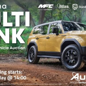 MULTI BANK VEHICLE AUCTION (TIMED ONLINE) – PE | 20 - 21 MAY 2025 | https://bit.ly/4iQZG1R Secure Pre-Approved Bank Finance Contact Nicol Palmer +27615217518 | nicol@auctionfinance.co.za | www.auctionfinance.co.za Auth. FSP34936 Multi Bank Timed Online Vehicle Auction - Gqeberha Take the road less traveled. Bid on our Multi Bank Timed Online Vehicle Auction! Online bidding starts on Tuesday, 20 May 2025 at 14:00 and closes on Wednesday, 21 May 2025 from 10:30. Register & Bid | https://bit.ly/4iQZG1R or download our Aucorlive App. Viewing is available on Tuesday, 20 May 2025 from 08:30 to 16:30 by appointment only. Auction contact: Rina van Niekerk 083 455 9866. ---------------------------------------- Online Tutorial Videos: https://bit.ly/2YV3lXc ---------------------------------------- Auction Finance Secure pre-approval bank finance, call Nicol on 061 521 7518 nicol@com-fin.co.za www.auctionfinance.co.za Auth. FSP34936 ---------------------------------------- Registration Deposit: R10 000 per vehicle you will purchase (refundable) No FICA, No Registration. To view full FICA requirements, visit our website www.aucor.com. All FICA documents must be forwarded to shanice@aucor.com before deposit is made. Once all is in order you will then be approved. The auction is subject to provision of S45 of the CPA & the regulations in terms thereof. This auction is held subject to reserve prices. Vendor bidding is permissible.